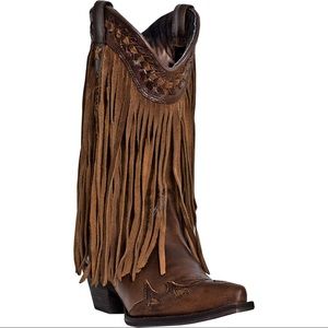 Fringe boots